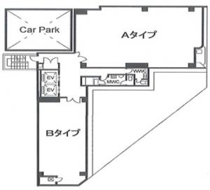 ＡＸＩＳ本町橋ＹＫビル基準階図面