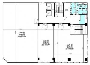 空研ビル基準階間取り図