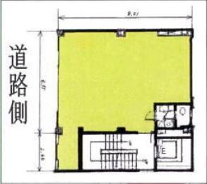 ディライト本町ビル基準階間取り図