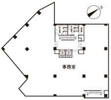 いちご五反田ビル基準階間取り図