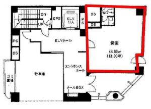 テクノーブル四ツ橋ビル１階間取り図