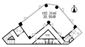 第２スエヒロビル基準階間取り図