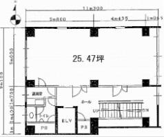 基準階間取り図