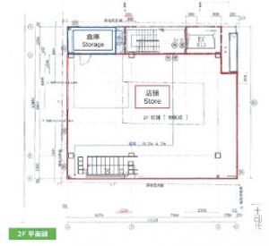 心斎橋ＭＴビル２階間取り図