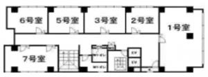 タカ大阪梅田ビル基準階図面