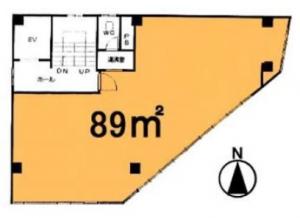 興北ビル基準階間取り図