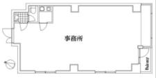 東京エムワイビル基準階間取り図
