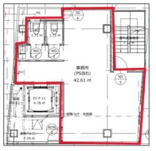 ACN渋谷幡ヶ谷ビル基準階図面