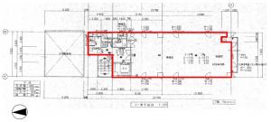 スギコビル基準階間取り図