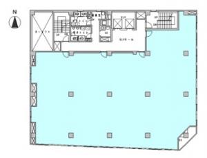 西天満パークビル基準階間取り図