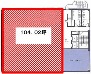 アイデム西本町第２ビル基準階図面