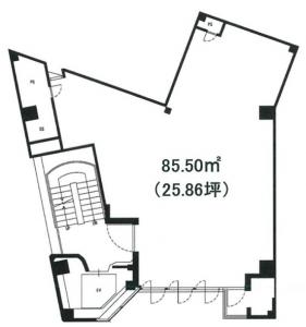 二鶴ビル基準階図面