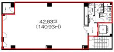 ＨＦ池袋ビルディング基準階間取り図