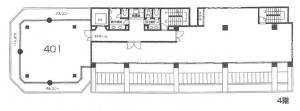 ＲＩＣ１ｓｔビル４階間取り図