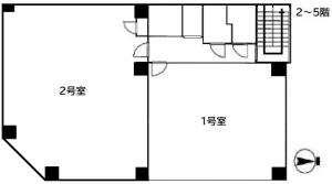 新大阪南方ビル基準階図面