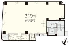 日幸小津ビル基準階図面