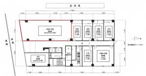 新大阪丸ビル新館１階間取り図