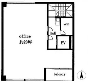 堂島ROYALビル基準階図面