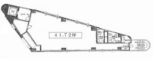 中津パークビル基準階間取り図