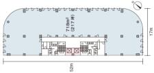 鹿島八尾南駅前ビル基準階図面