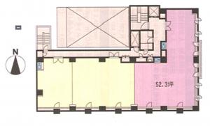 郵政福祉内本町ビル間取り図
