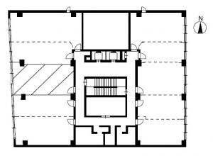 南森町八千代ビルＣ号室間取り図