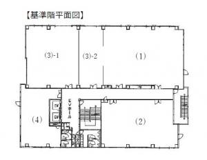 第三暁ビル基準階間取り図