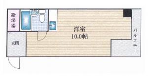 順慶町アーバンライフ７０４号室間取り図