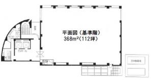 パールグレイビル基準階図面