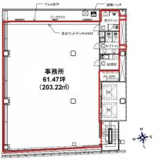 恵比寿SAビル基準階図面
