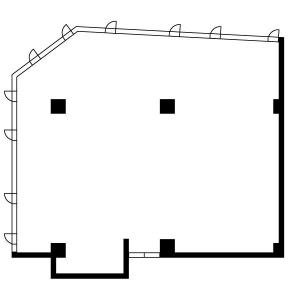 江坂パークビル２階間取り図