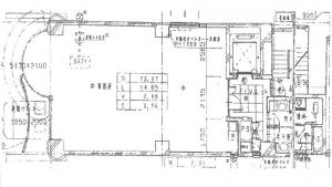 星和ＣＩＴＹ　ＢＬＤ本町西基準階間取り図
