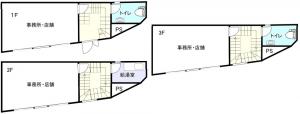 TR DOJIMA BLDG.1～3階