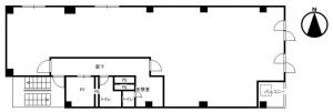 ＲＳビル上六基準階間取り図