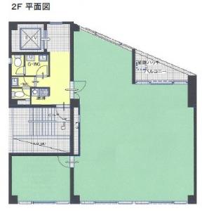 ＡＲＫ西天満ビル２階間取り図