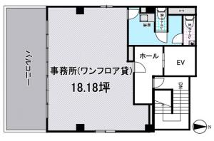 サクマビル基準階間取り図