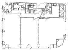 ＴＡＴＳＵＭＩ南堀江ビル基準階間取り図