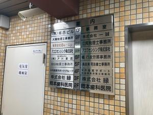 城西ビル　テナント板