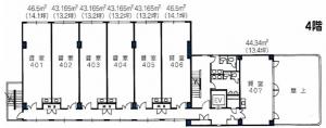 三旺ビル４階間取り図