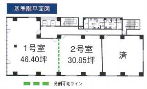 Ｒ＆Ｈビル４階間取り図
