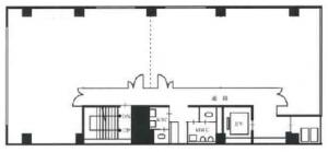 ＦＵＪＩビル６号館基準階間取り図