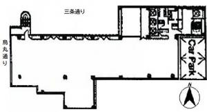 大同生命京都ビル基準階図面