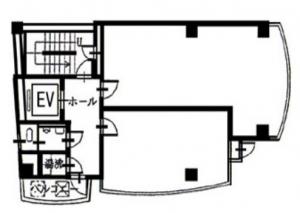 四ツ橋ＧＴＣビル（ＹＯＴＳＵＢＡＳＨＩ　ＧＴＣ　ＢＬＤＧ）基準階間取り図