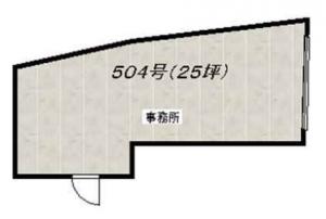 オーブ新大阪フロンティアビル５階間取り図
