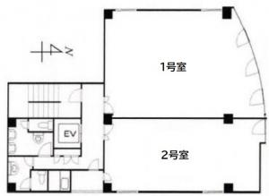 東天満ビル基準階図面