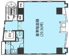 新宿CRビル基準階図面