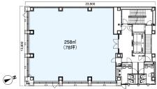 ＳＰＰ銀座ビル基準階図面