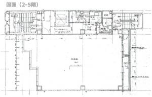 タカヤ大阪ビル基準階間取り図