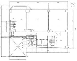 第１１長谷ビル基準階間取り図