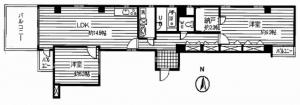 南堀江２１ビル基準階間取り図